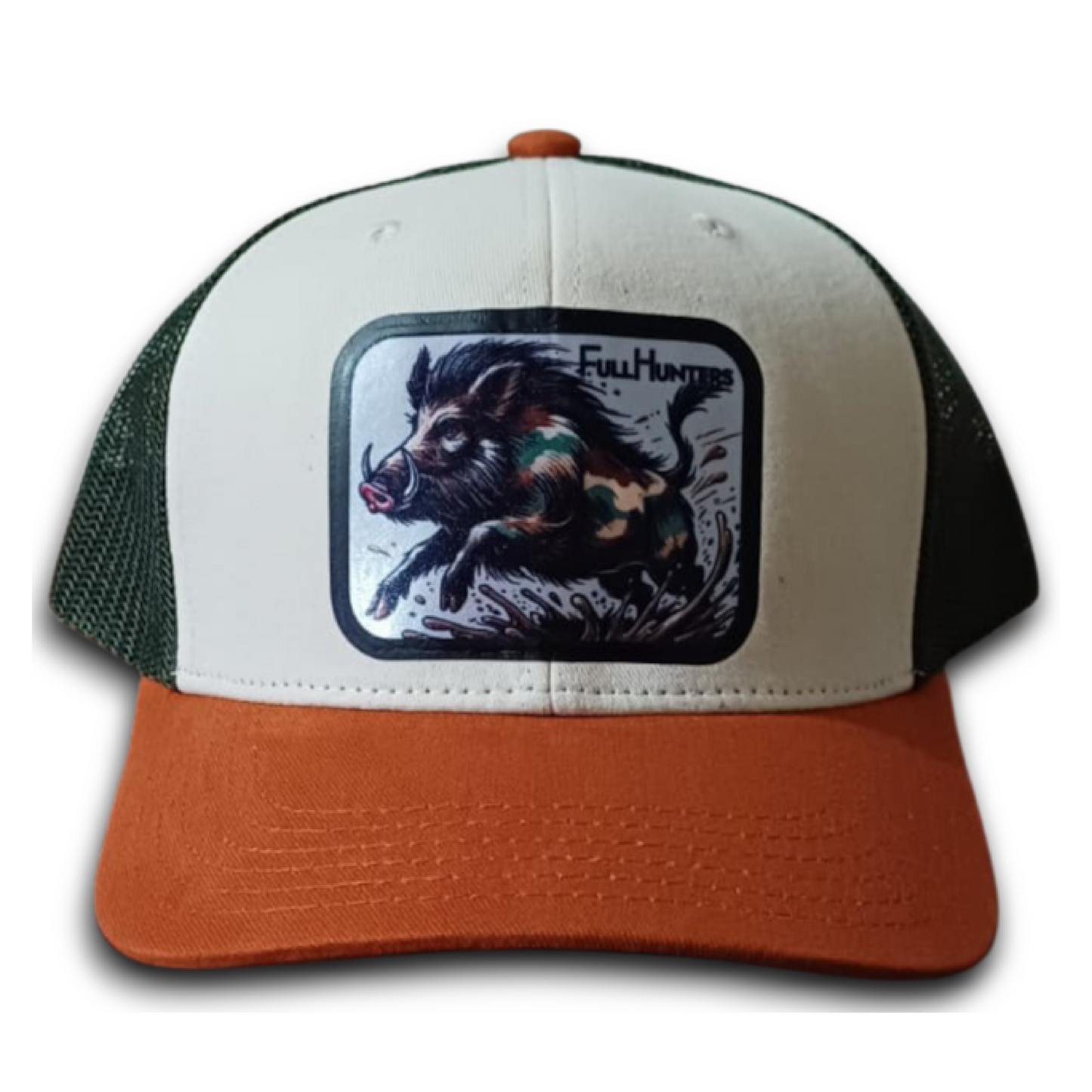 Gorra White-G JABALI CAMU FullHunters