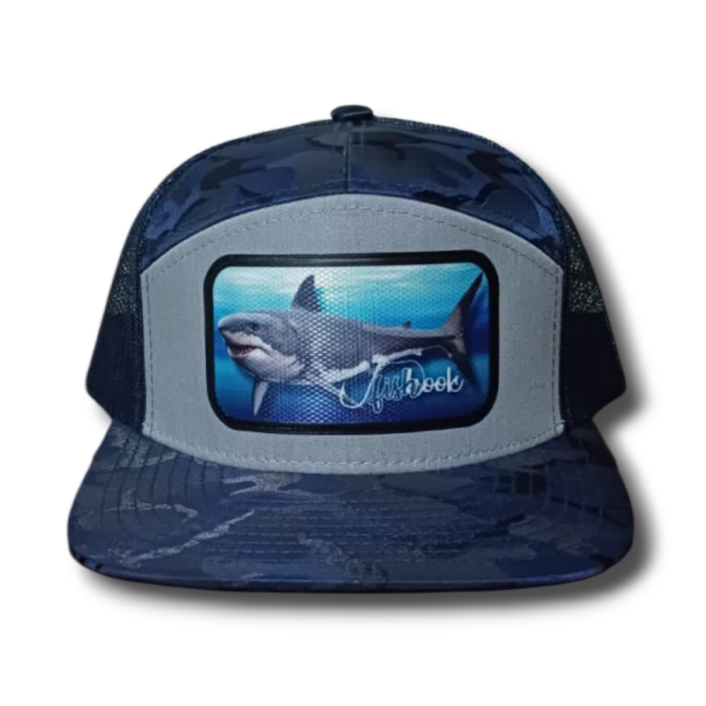 Gorra Gray-B TIBURON BLANCO FishHook