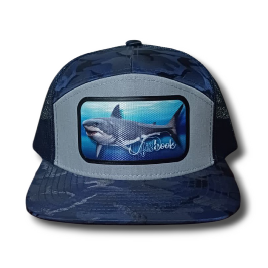 Gorra Gray-B TIBURON BLANCO FishHook