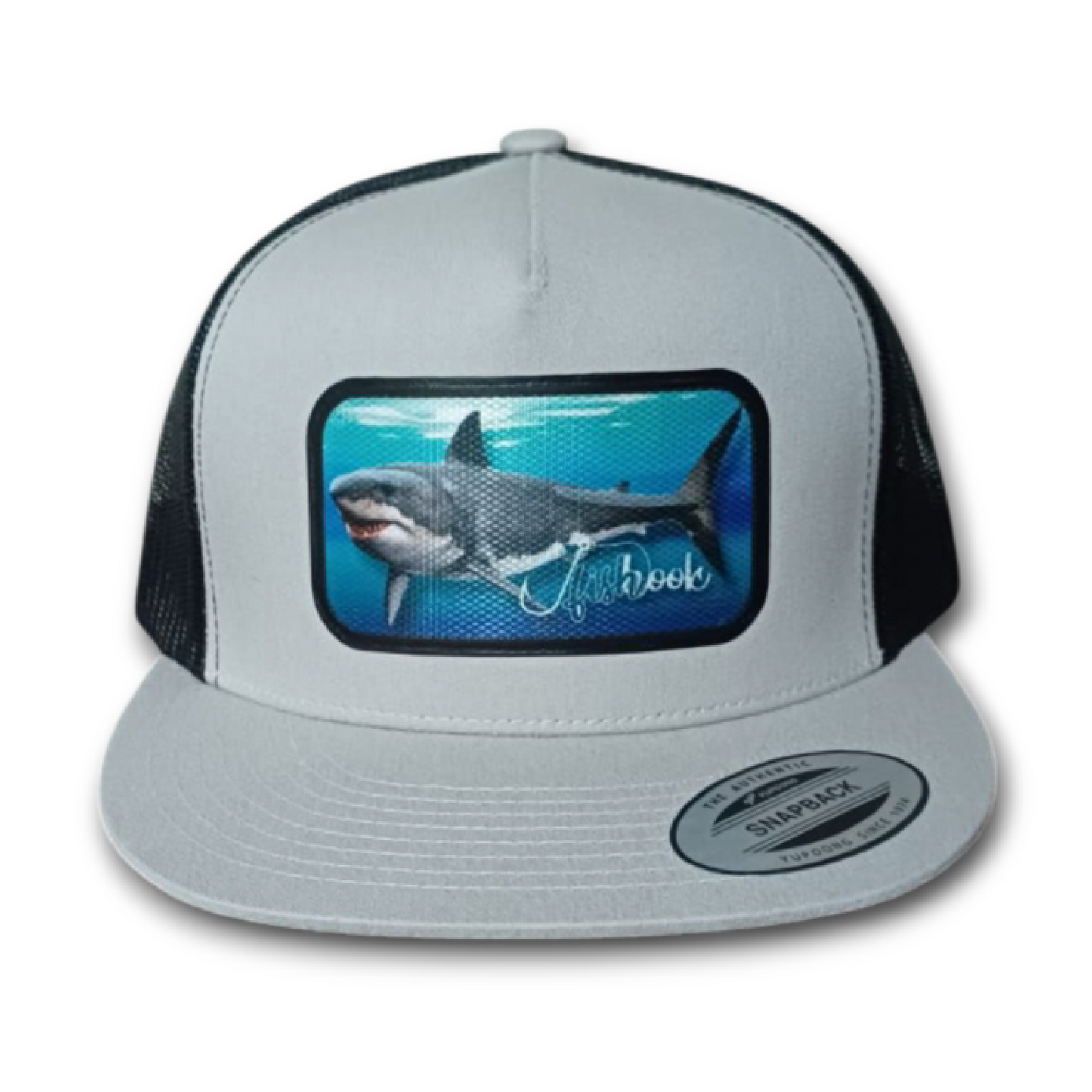 Gorra Gray-B TIBURON BLANCO FishHook