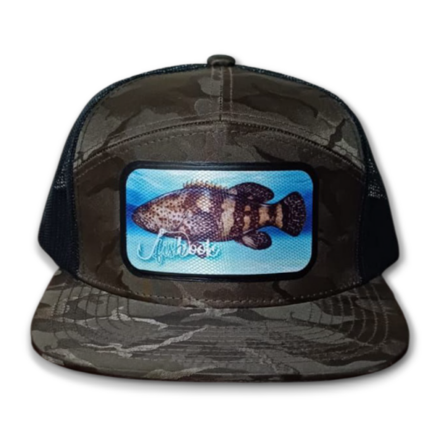 Gorra Shiny Brown-B MERO GROUPER FishHook
