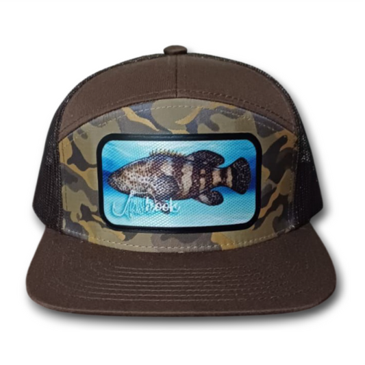 Gorra Shiny Brown-B MERO GROUPER FishHook