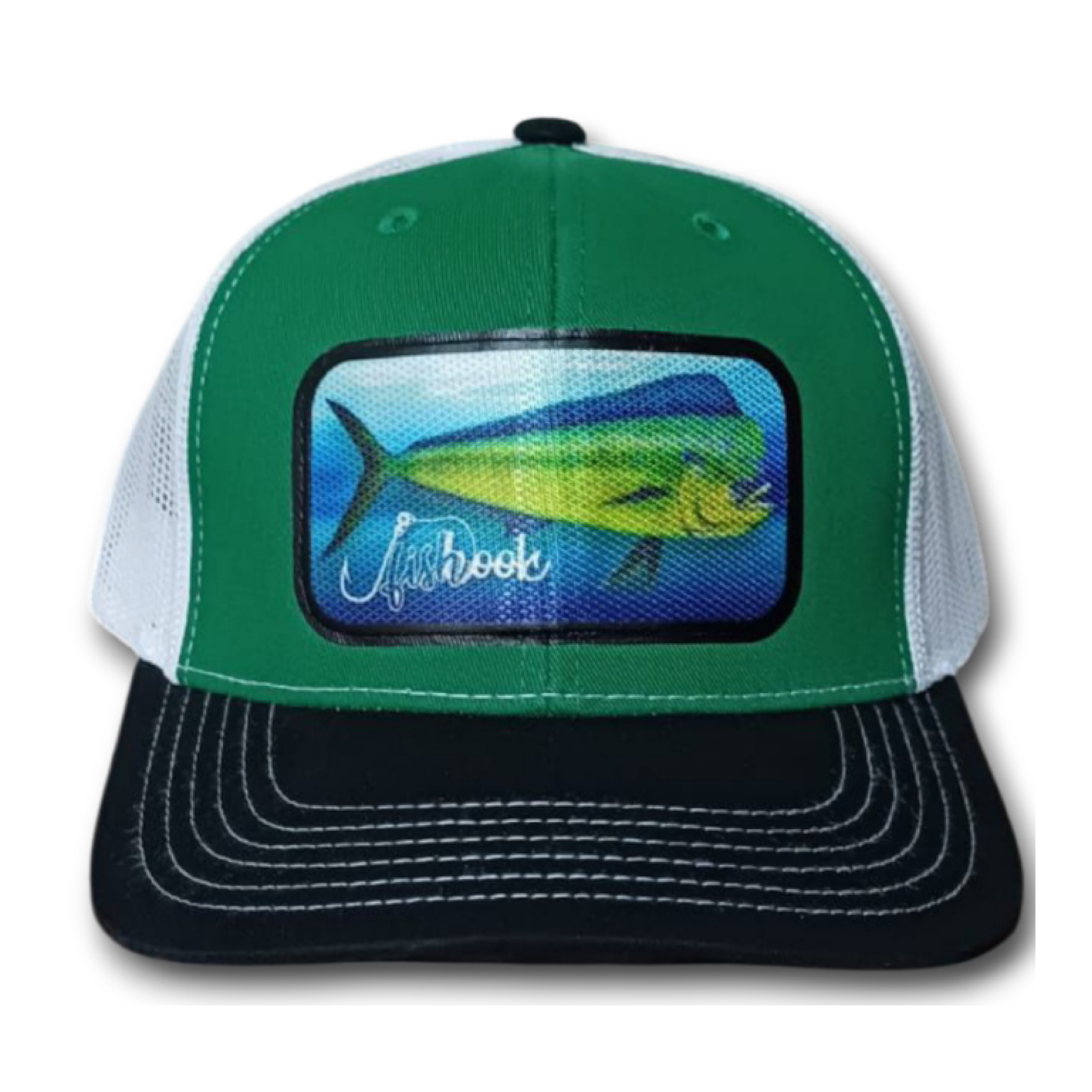 Gorra Green-W DORADO MAHI MAHI FishHook